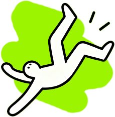 Fallen und aufstehen